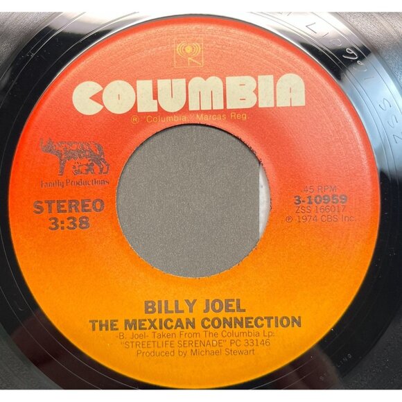 Billy Joel Honesty / The Mexican Connection 45 Vinyl 70s Pop Rock Columbia 10959 - Picture 2 of 6
